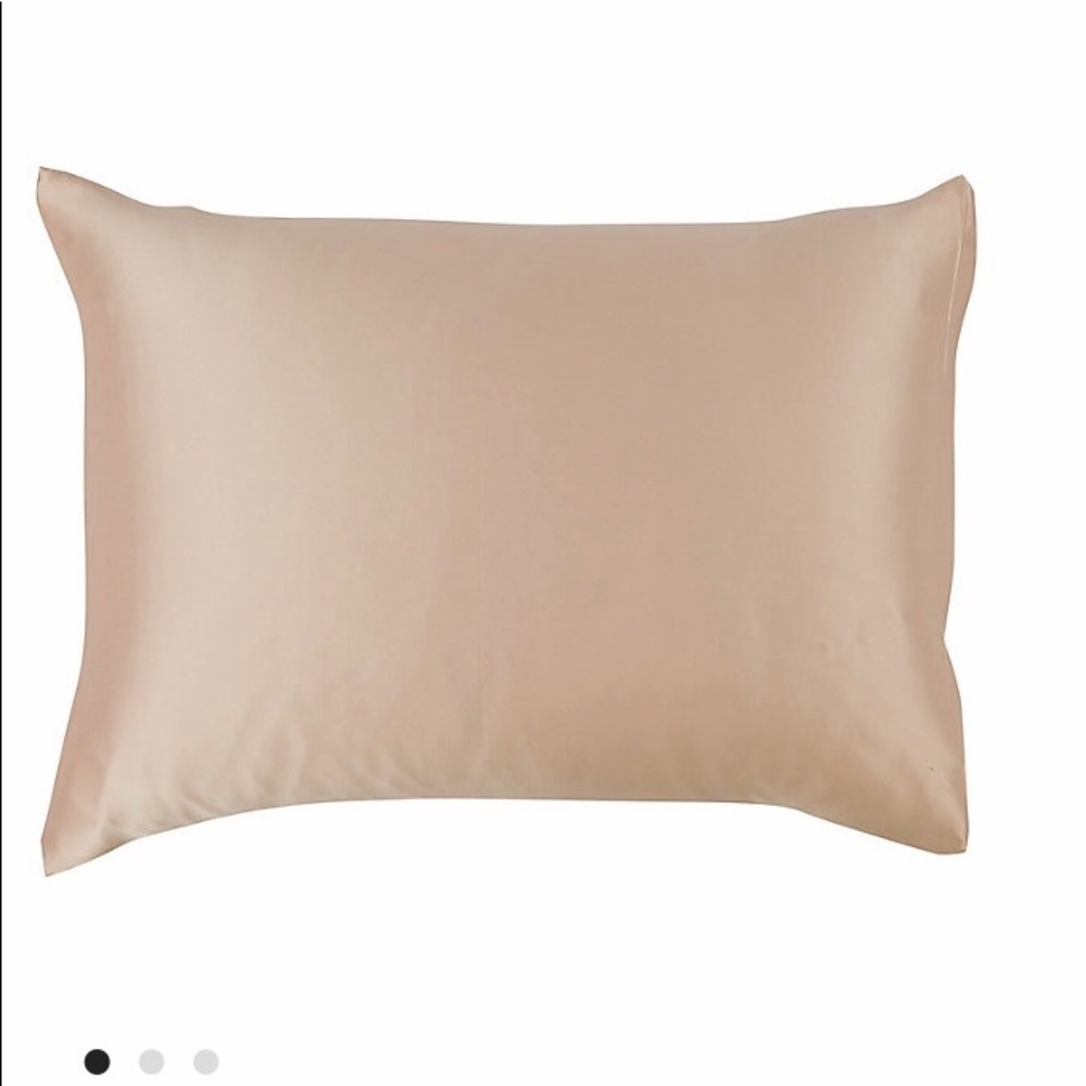 2 Silk Pillowcases in champagne
